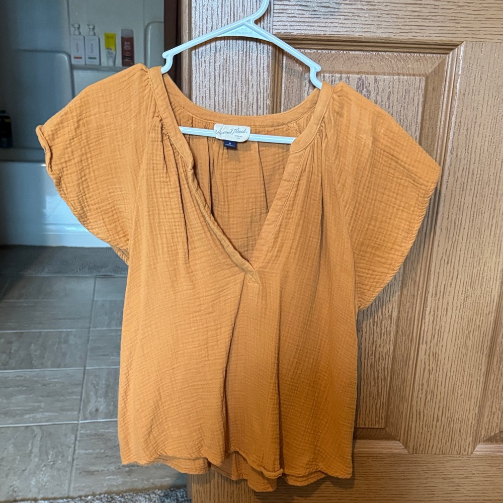 Universal Thread Mustard Orange Blouse